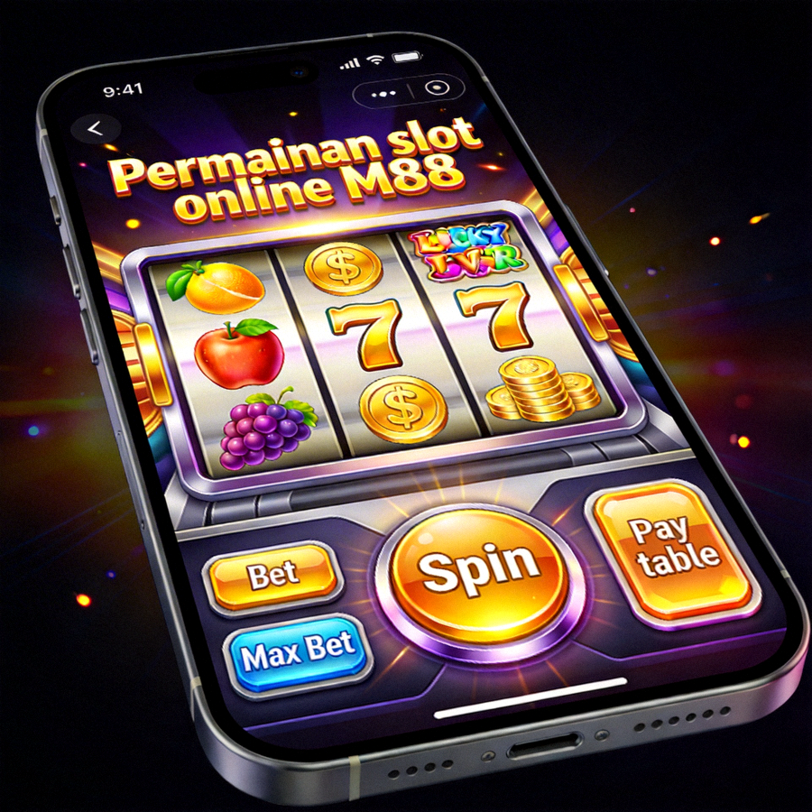 Permainan slot online M88 yang dioptimalkan untuk smartphone dengan kontrol touch dan grafis yang tajam